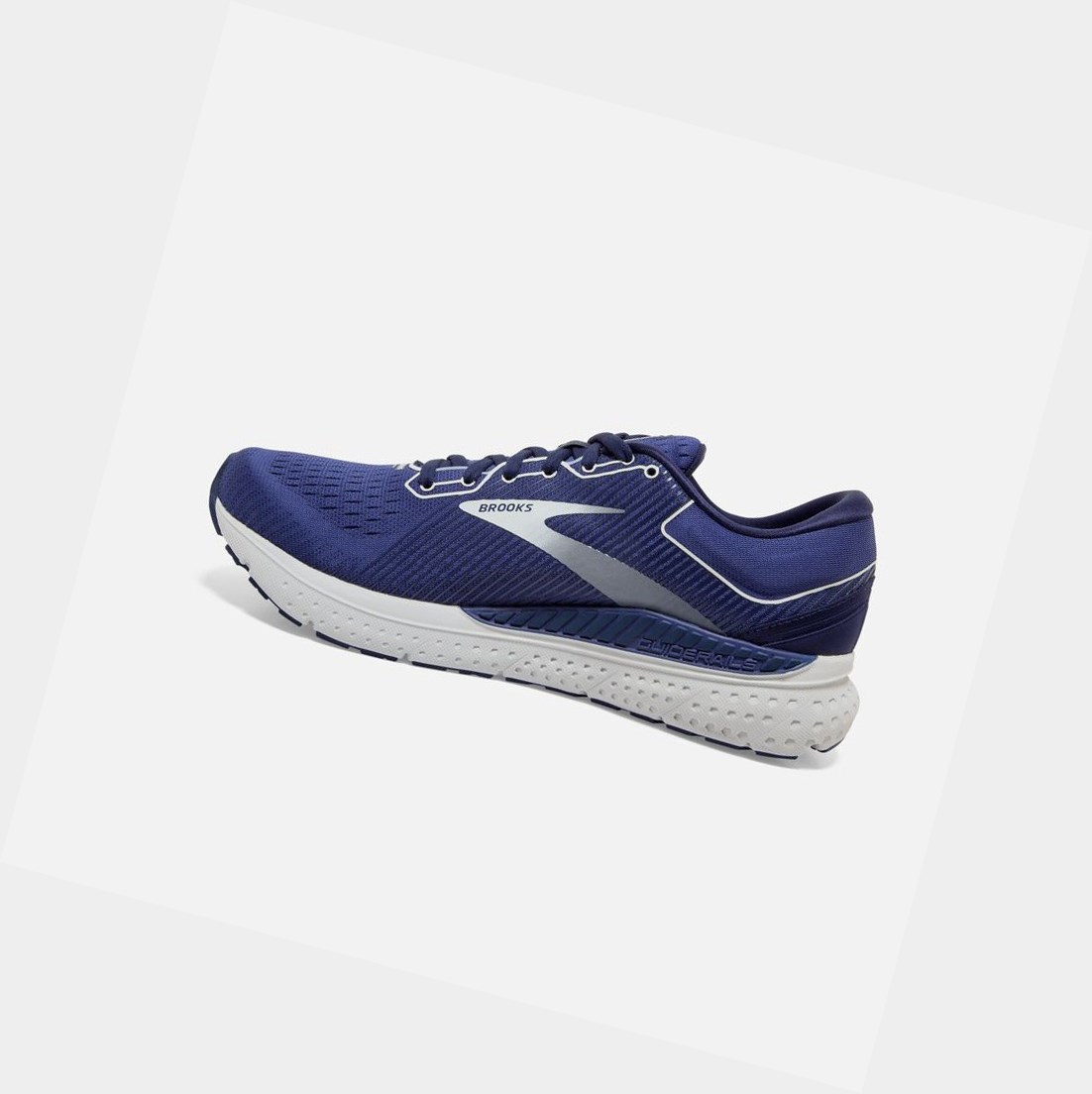 Scarpe Running Strada Uomo Brooks Transcend 7 Corallo Grigie Blu Marino | WJADRU-674