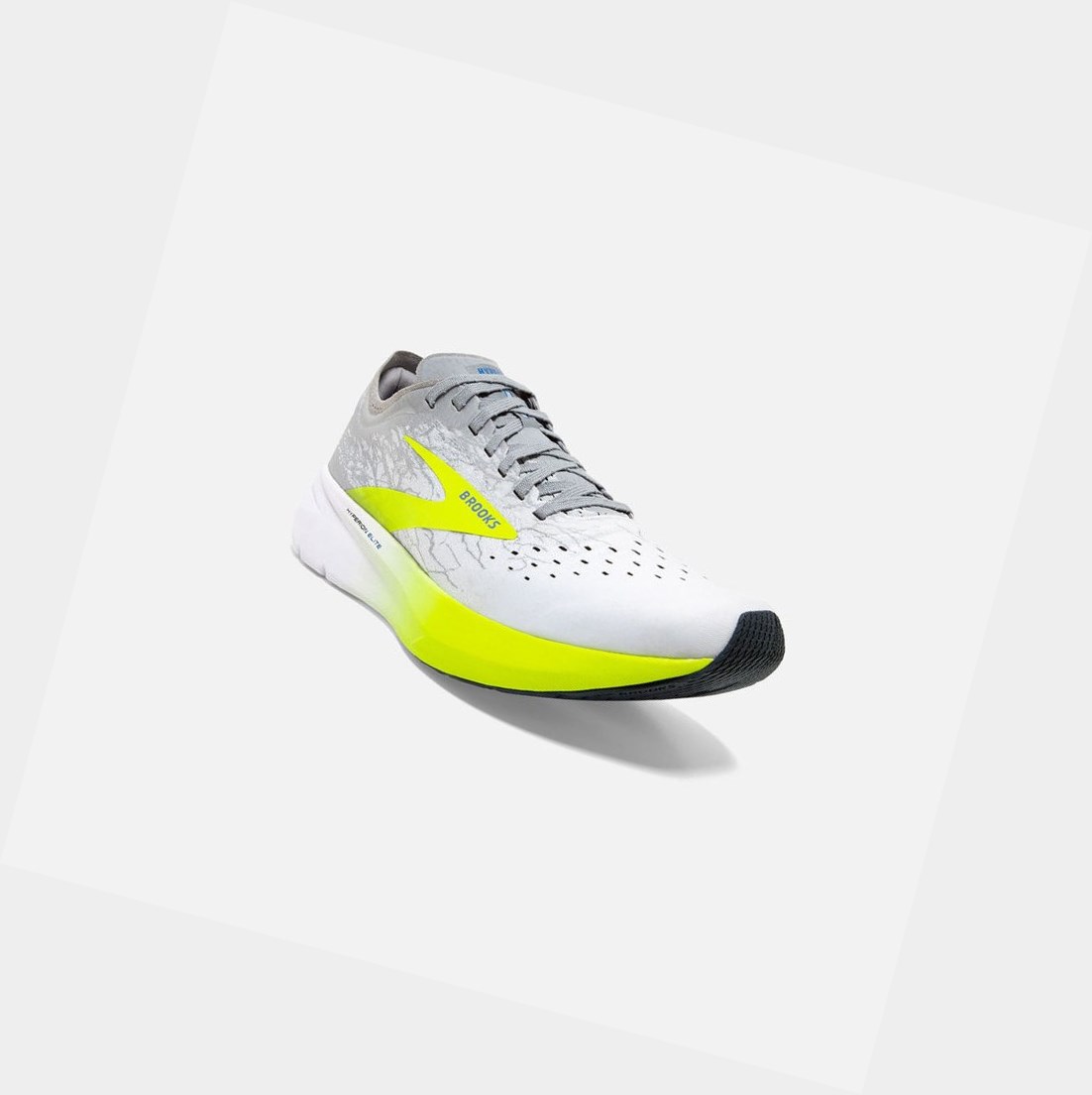 Scarpe Sportive Donna Brooks Hyperion Elite Bianche Grigie | FGLBVQ-315