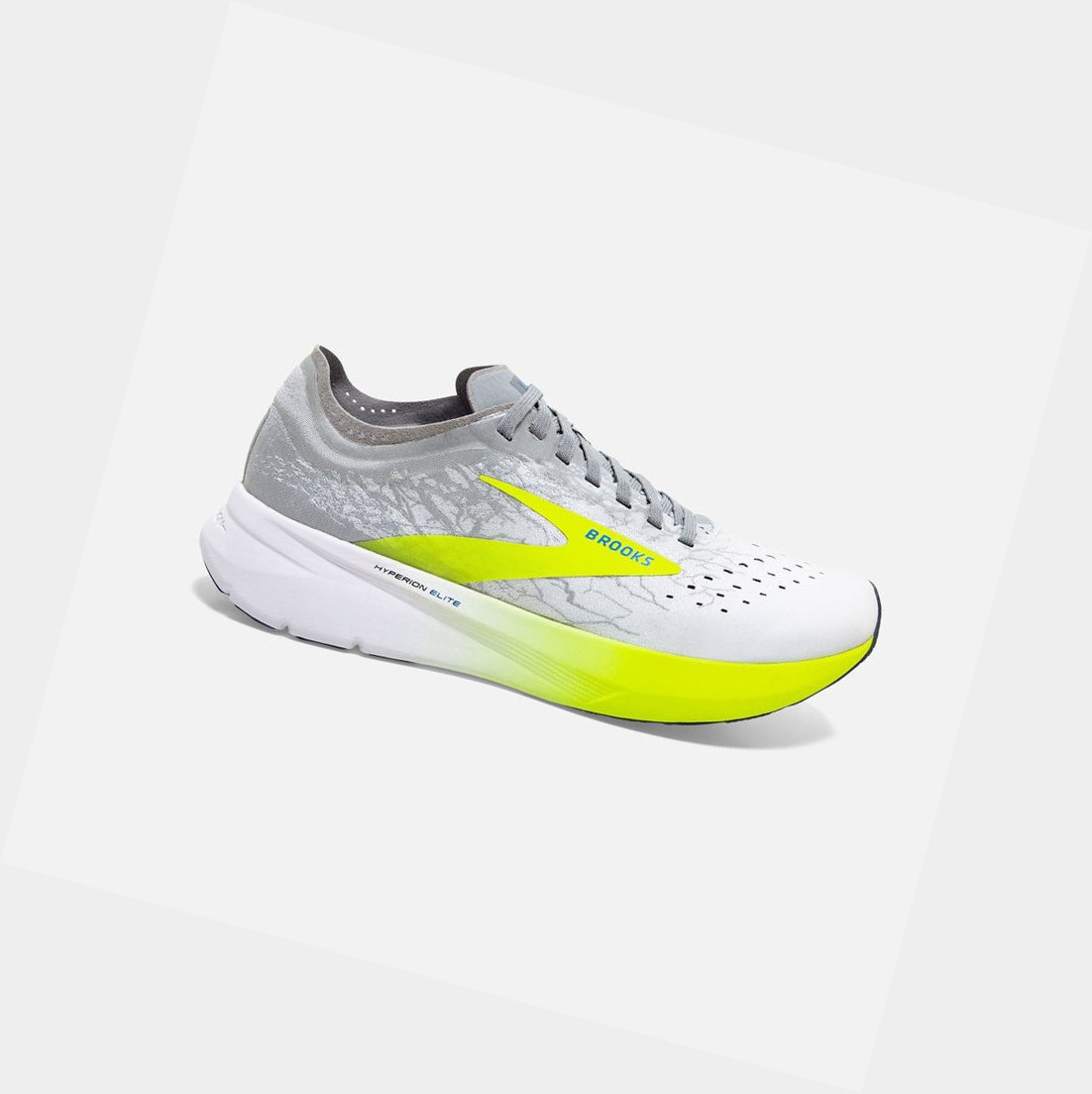 Scarpe Sportive Donna Brooks Hyperion Elite Bianche Grigie | FGLBVQ-315