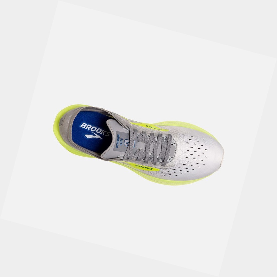 Scarpe Sportive Donna Brooks Hyperion Elite 2 Bianche Argento | PEOATK-581