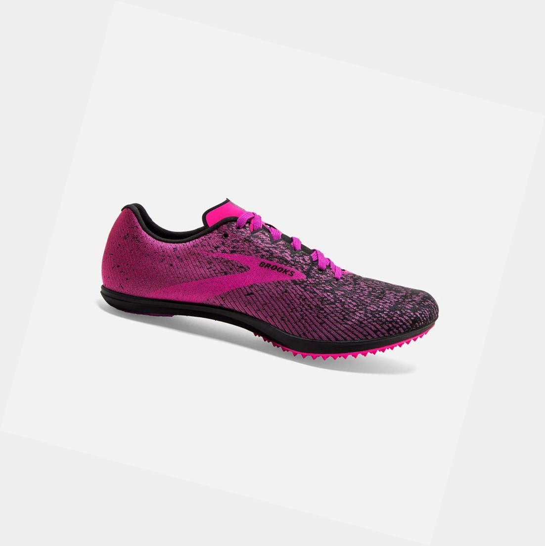 Scarpe Sportive Donna Brooks Mach 19 Spikeless Nere Rosa | VBLZJY-967