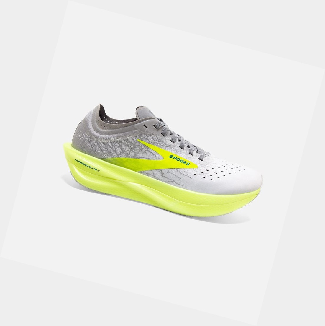 Scarpe Sportive Uomo Brooks Hyperion Elite 2 Bianche Argento | LQHOIM-623