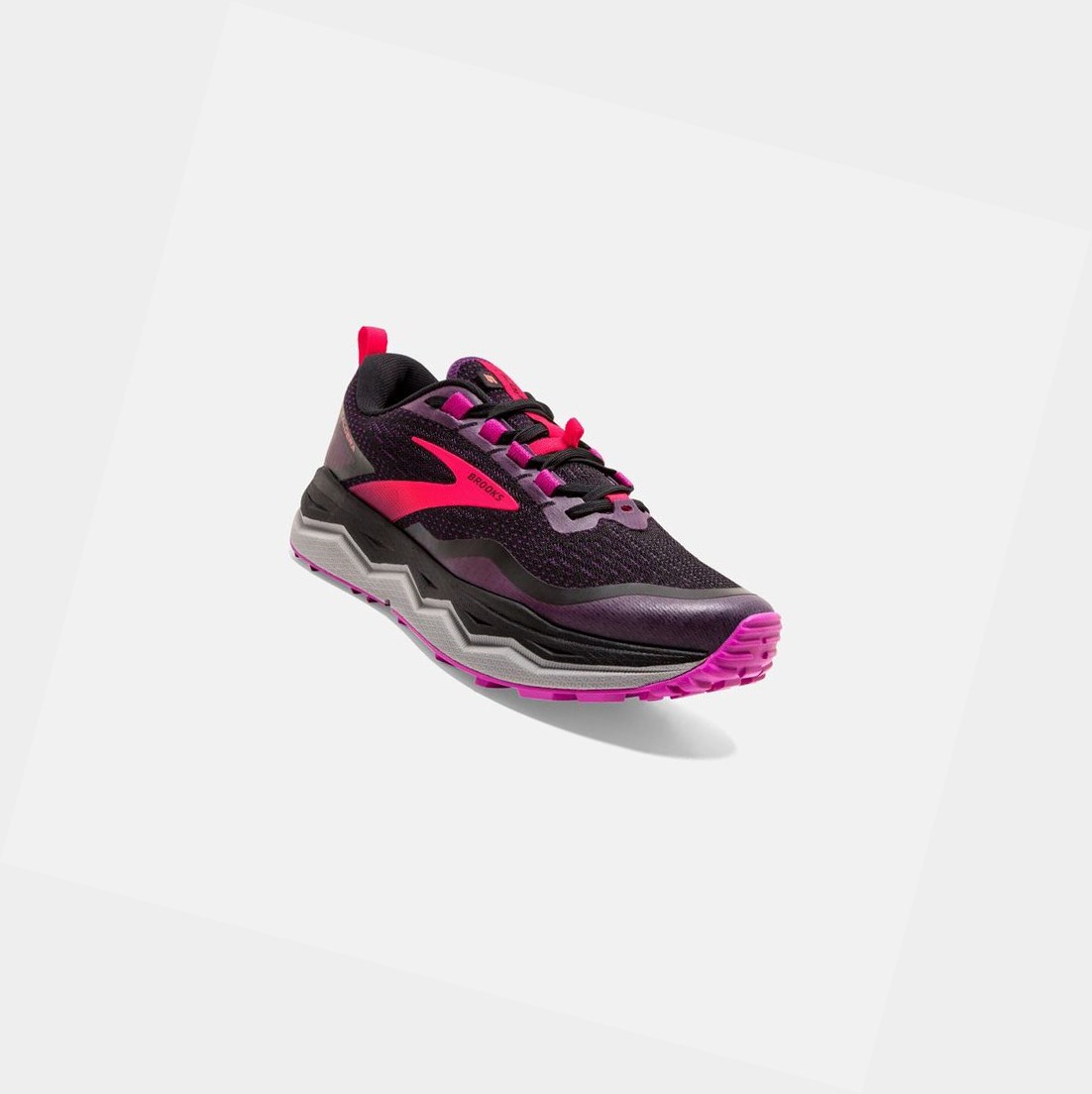 Scarpe Trail Donna Brooks Caldera 5 Nere Viola | FDVPZU-598