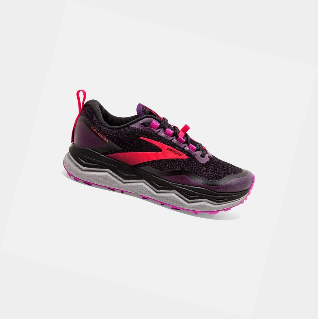 Scarpe Trail Donna Brooks Caldera 5 Nere Viola | FDVPZU-598