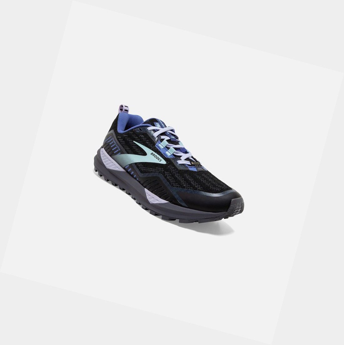 Scarpe Trail Donna Brooks Cascadia 15 GTX Nere Blu | GIYJDN-271
