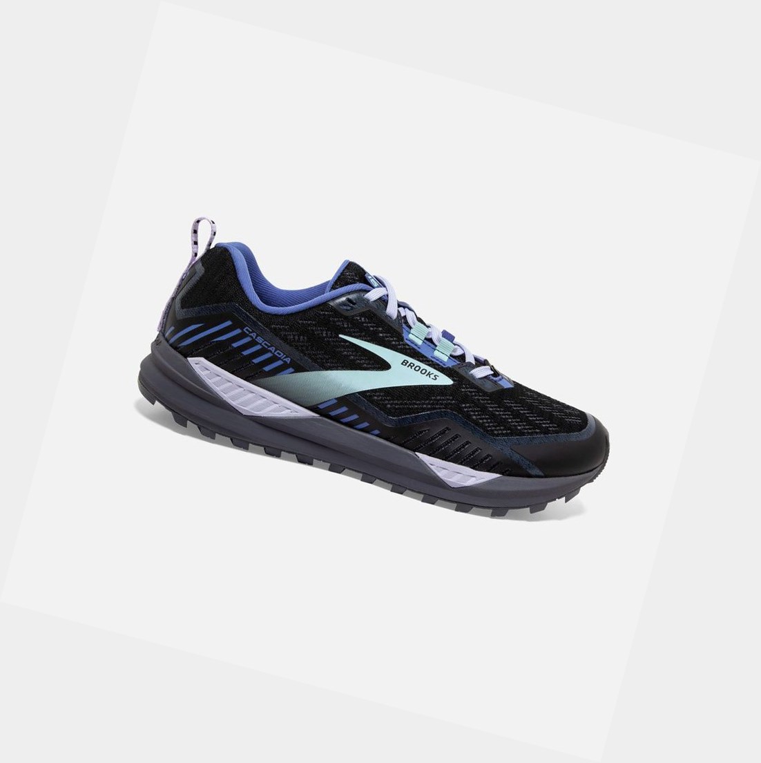 Scarpe Trail Donna Brooks Cascadia 15 GTX Nere Blu | GIYJDN-271