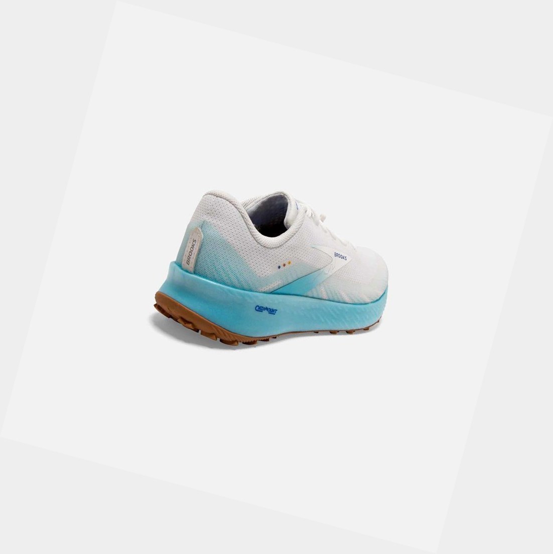 Scarpe Trail Donna Brooks Catamount Bianche Blu | QZASLJ-650