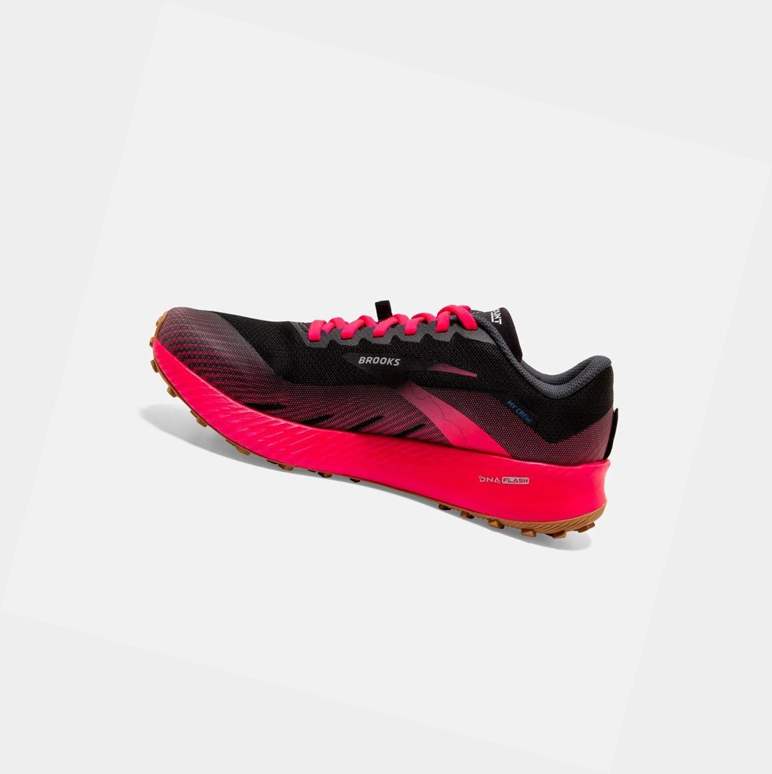 Scarpe Trail Donna Brooks Catamount Nere Rosa | YMFRIU-376