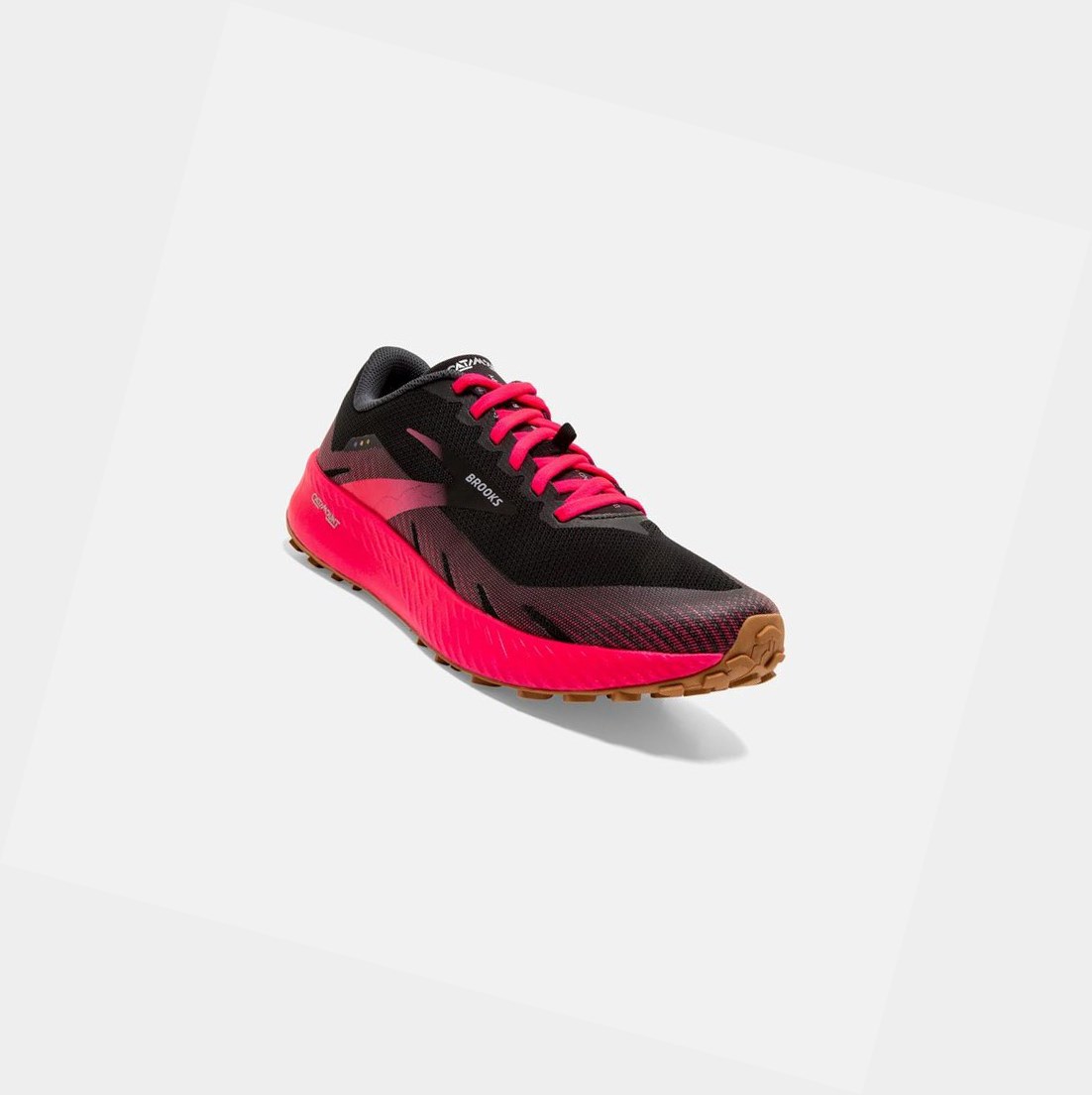 Scarpe Trail Donna Brooks Catamount Nere Rosa | YMFRIU-376