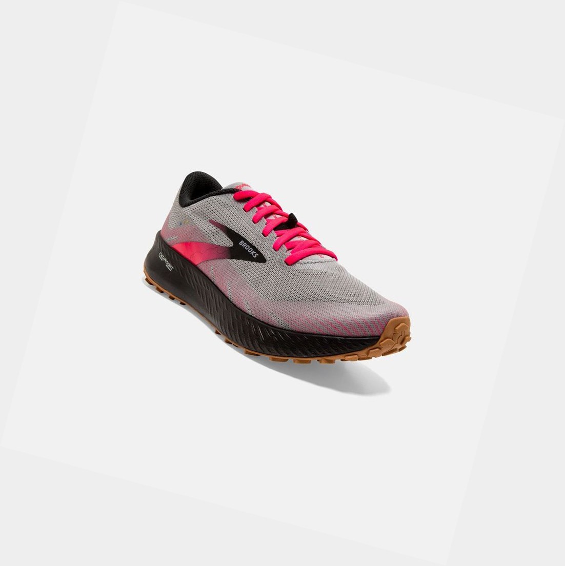 Scarpe Trail Donna Brooks Catamount Rosa Nere | JZQGRA-854
