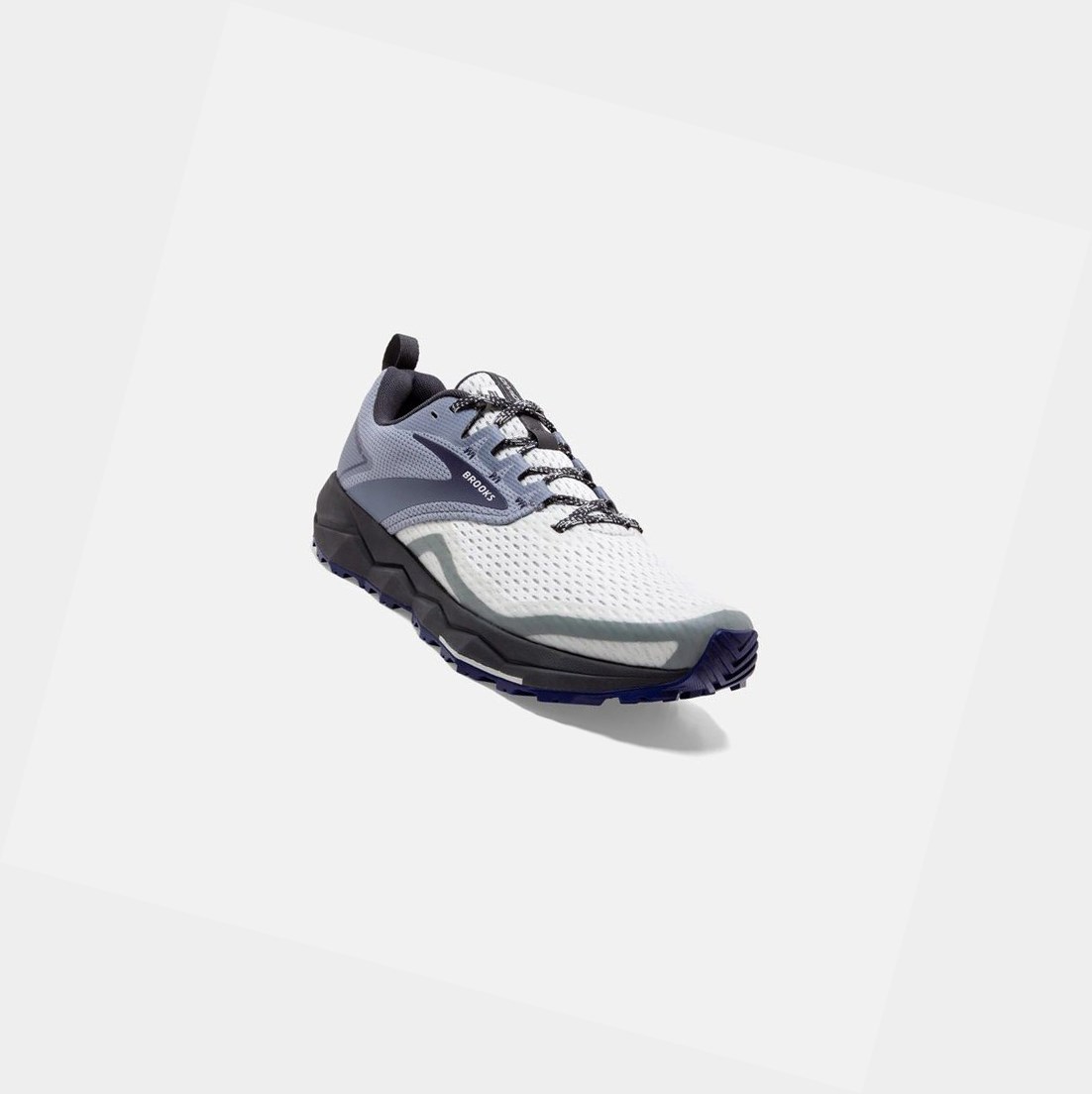 Scarpe Trail Donna Brooks Divide 2 Grigie Blu | WVBDOC-846
