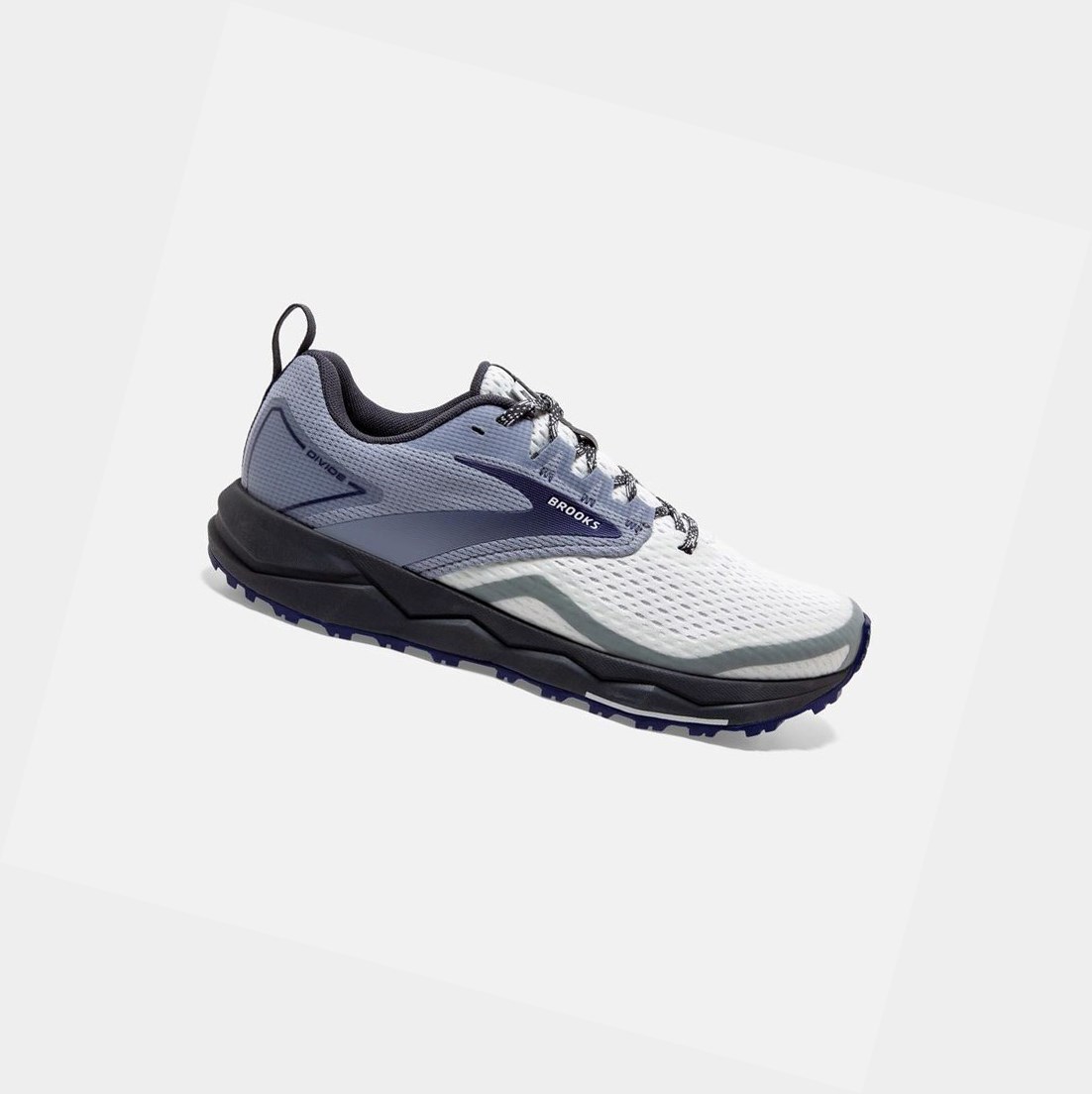 Scarpe Trail Donna Brooks Divide 2 Grigie Blu | WVBDOC-846