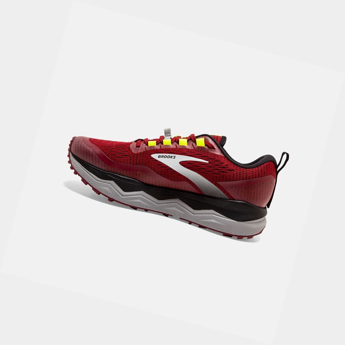 Scarpe Trail Uomo Brooks Caldera 5 Rosse Nere | RGFYXT-916