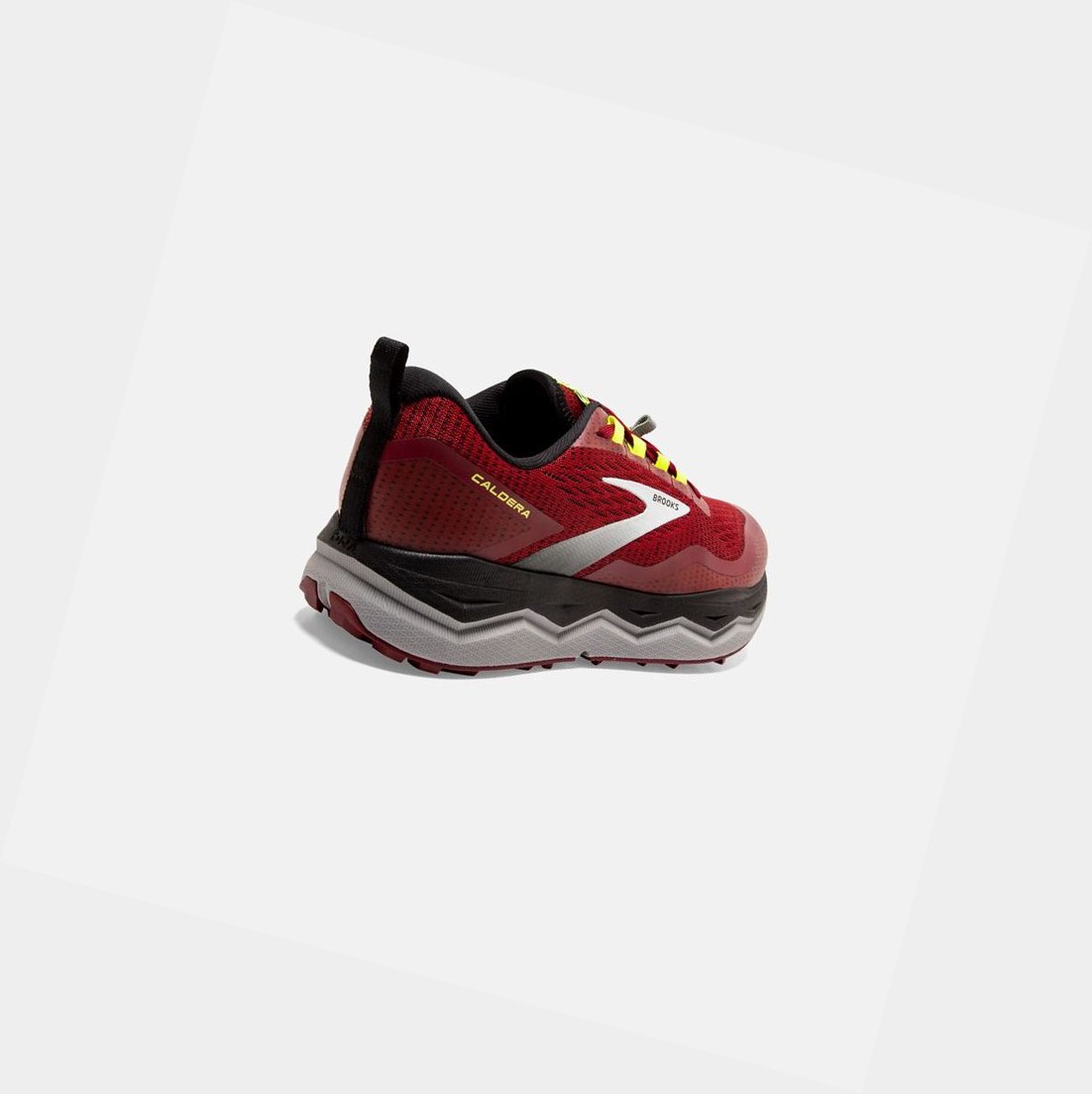 Scarpe Trail Uomo Brooks Caldera 5 Rosse Nere | RGFYXT-916