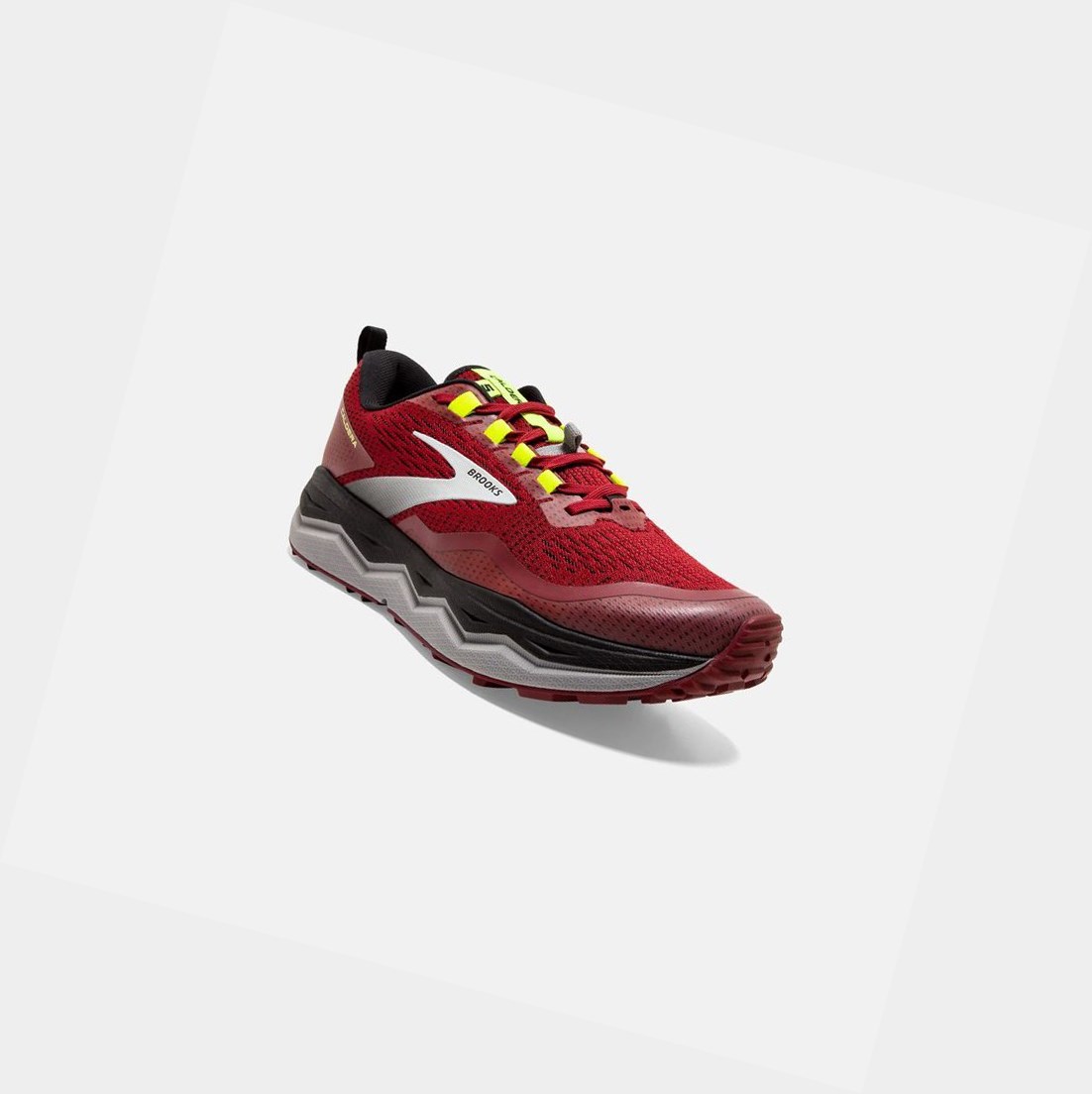 Scarpe Trail Uomo Brooks Caldera 5 Rosse Nere | RGFYXT-916