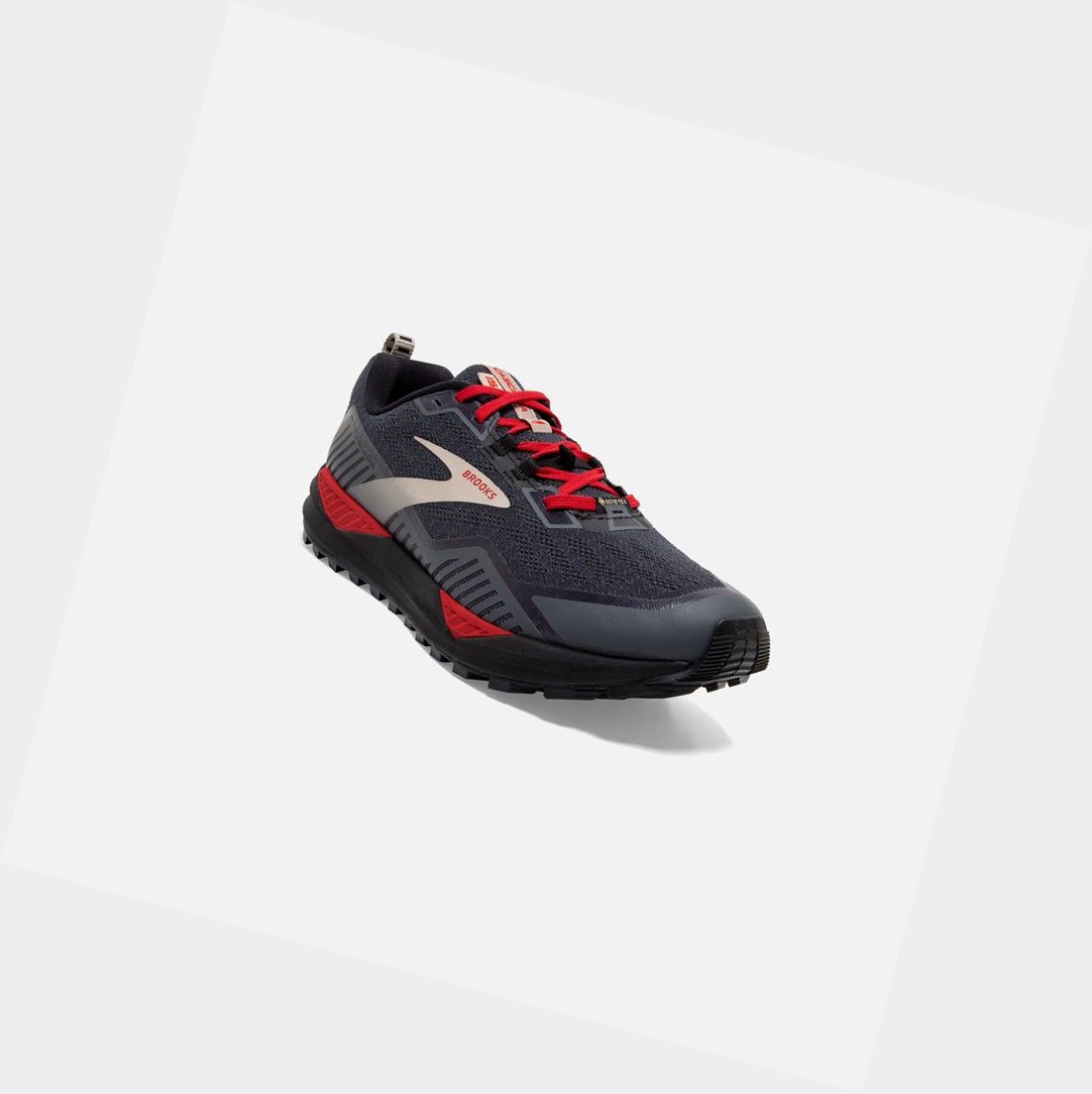 Scarpe Trail Uomo Brooks Cascadia 15 GTX Nere Rosse | RQUPYK-249