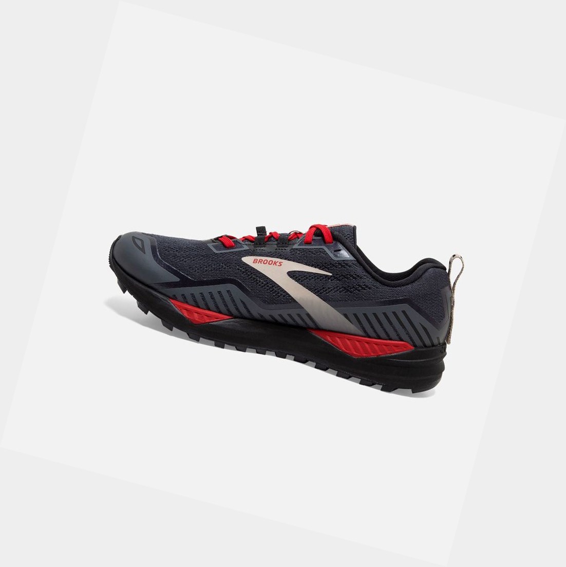 Scarpe Trail Uomo Brooks Cascadia 15 GTX Nere Rosse | RQUPYK-249