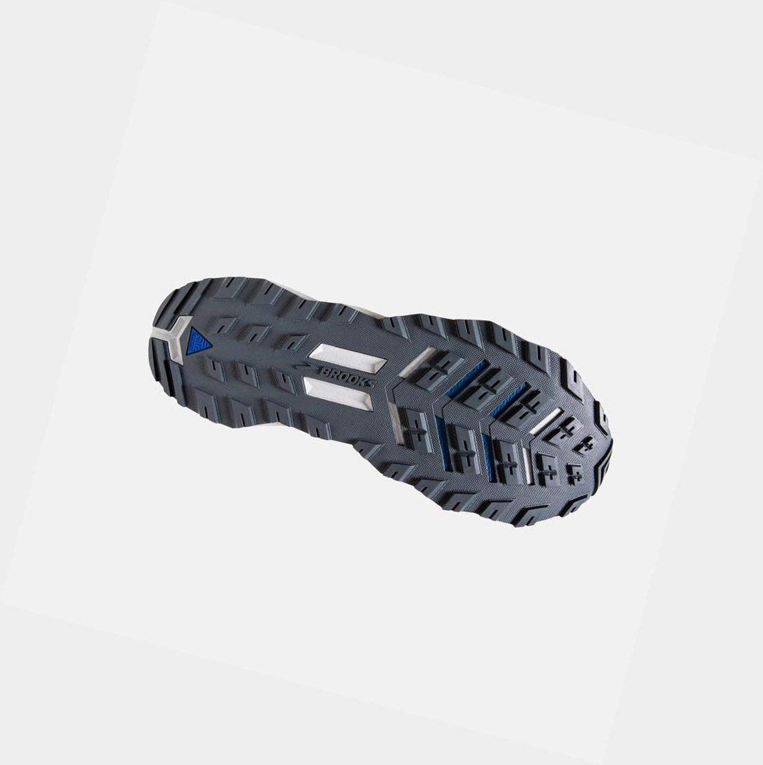 Scarpe Trail Uomo Brooks Divide 2 Grigie Blu Scuro | KXIWEN-726