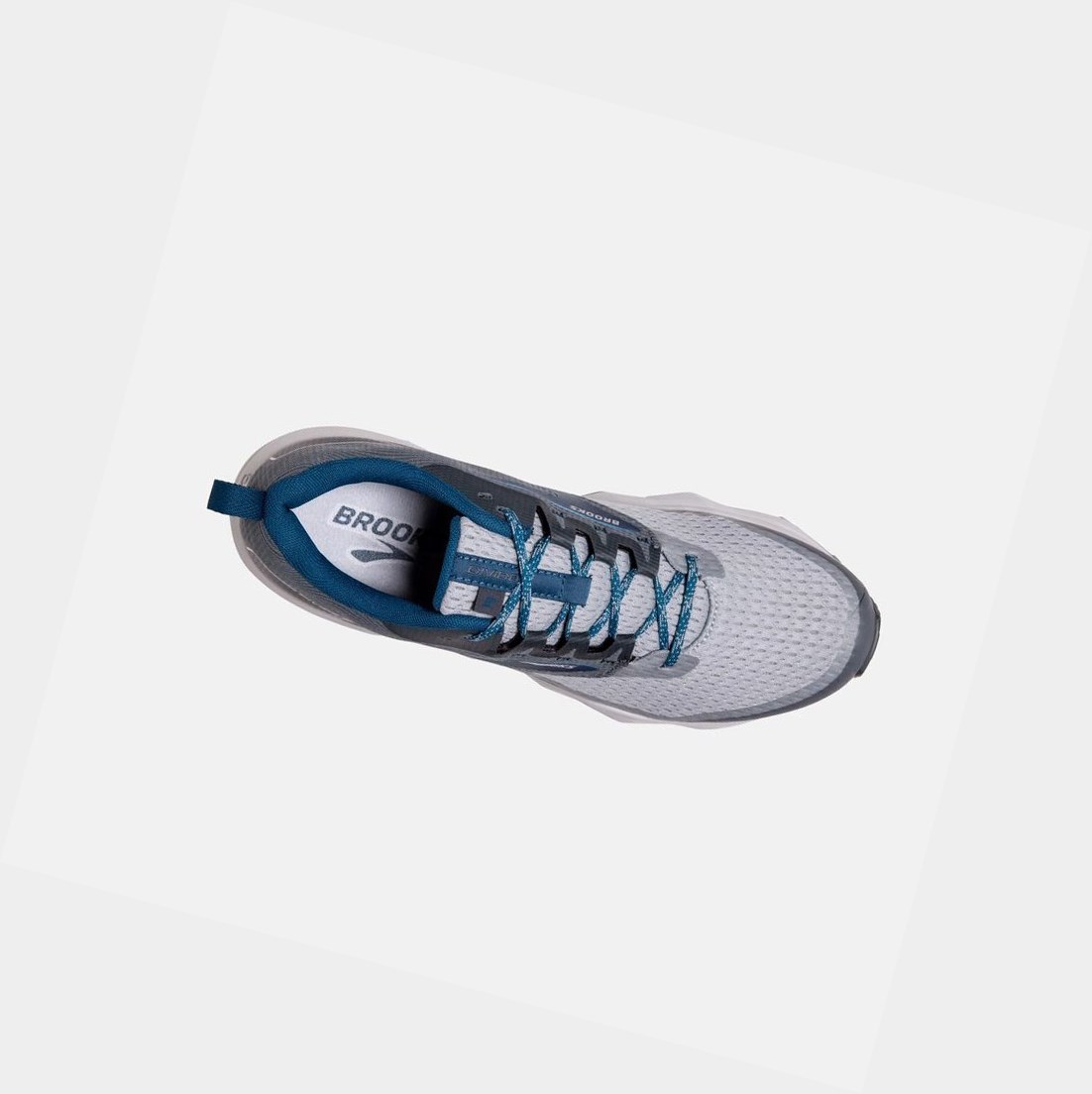 Scarpe Trail Uomo Brooks Divide 2 Grigie Blu Scuro | KXIWEN-726