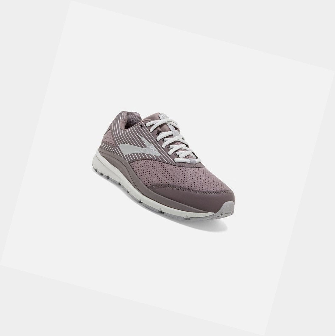 Scarpe da Passeggio Donna Brooks Addiction Walker Scamosciate Shark / Alloy / Oyster | HKFIZW-098
