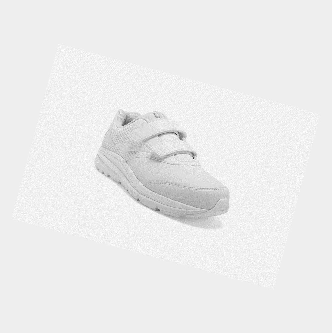 Scarpe da Passeggio Donna Brooks Addiction Walker V-Cinturino 2 Bianche Bianche | QABYGK-063