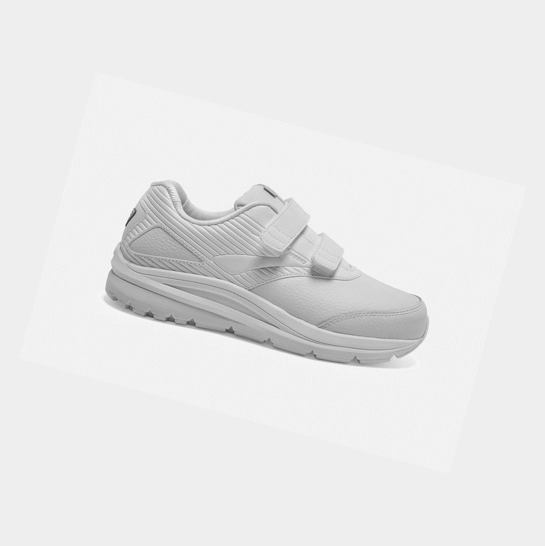 Scarpe da Passeggio Donna Brooks Addiction Walker V-Cinturino 2 Bianche Bianche | QABYGK-063