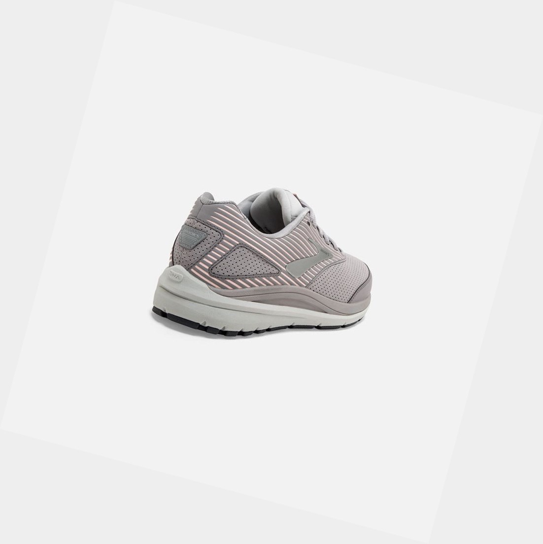 Scarpe da Passeggio Donna Brooks Addiction Walker Scamosciate Alloy / Oyster / Peach | QOPXML-068