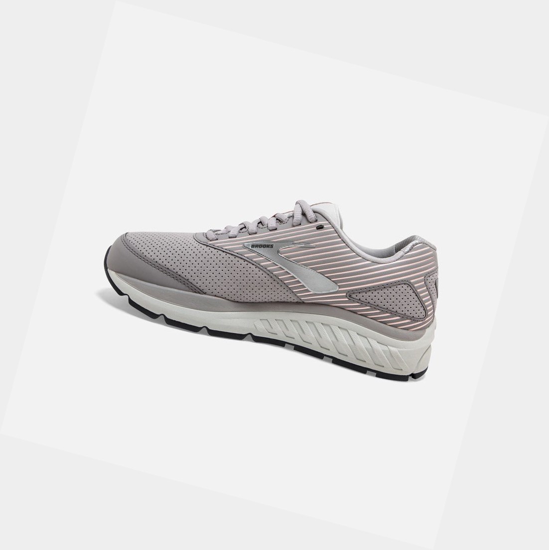 Scarpe da Passeggio Donna Brooks Addiction Walker Scamosciate Alloy / Oyster / Peach | QOPXML-068