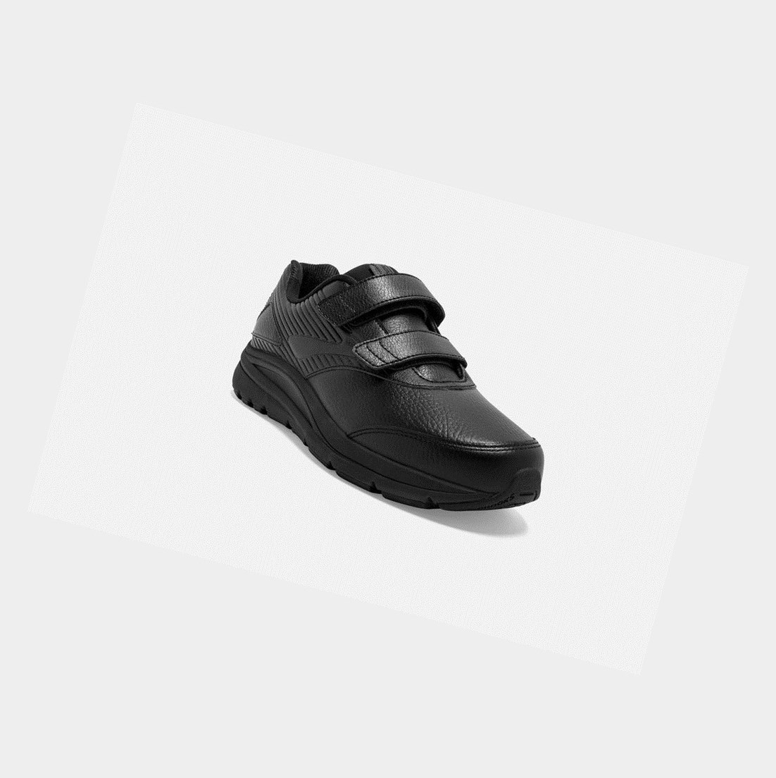 Scarpe da Passeggio Donna Brooks Addiction Walker V-Cinturino 2 Nere Nere | VBUDQE-179