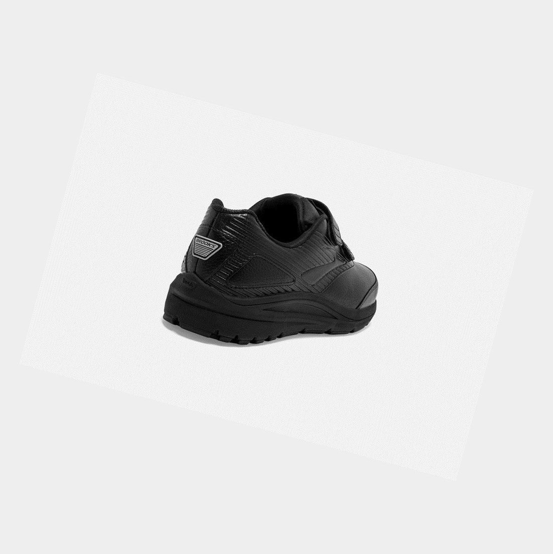 Scarpe da Passeggio Donna Brooks Addiction Walker V-Cinturino 2 Nere Nere | VBUDQE-179