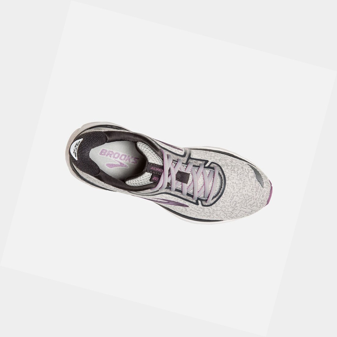 Scarpe da Passeggio Donna Brooks Adrenaline GTS 20 Grigie Bianche | DLKWRY-736