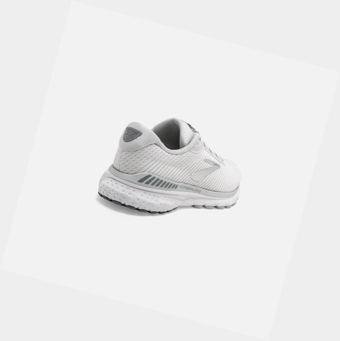 Scarpe da Passeggio Donna Brooks Adrenaline GTS 20 Bianche Grigie Argento | HYFCPV-918