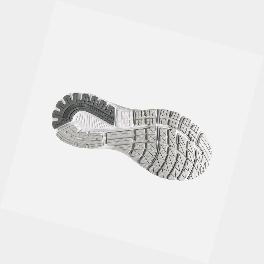 Scarpe da Passeggio Donna Brooks Adrenaline GTS 20 Bianche Grigie Argento | HYFCPV-918