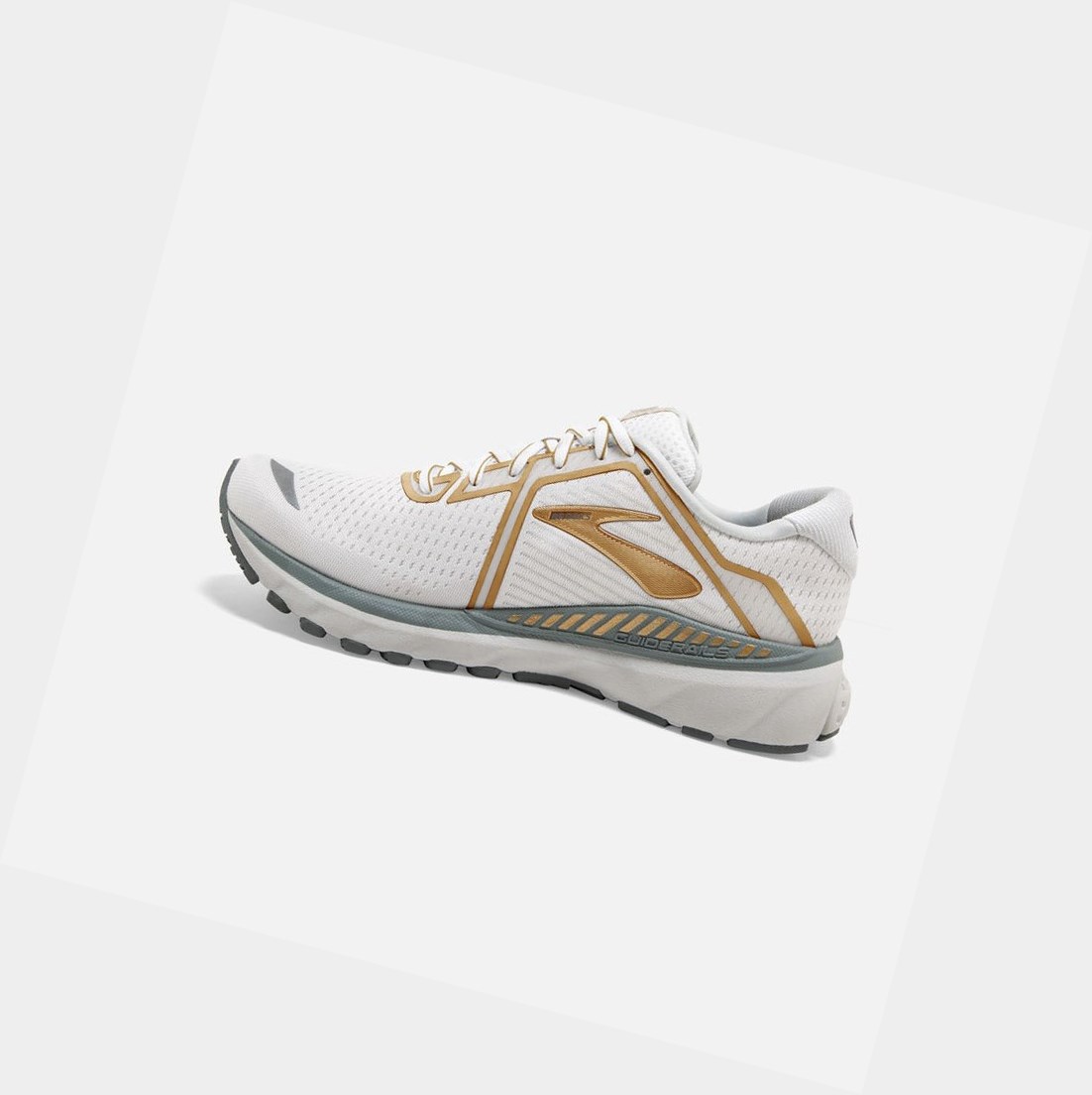 Scarpe da Passeggio Donna Brooks Adrenaline GTS 20 Bianche Grigie Oro | IBRXEH-435