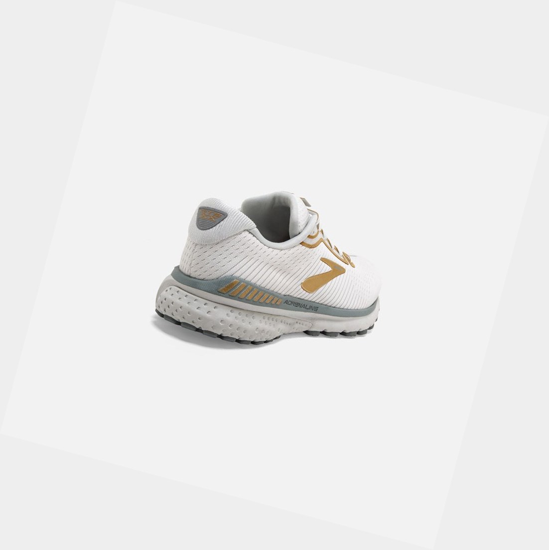Scarpe da Passeggio Donna Brooks Adrenaline GTS 20 Bianche Grigie Oro | IBRXEH-435