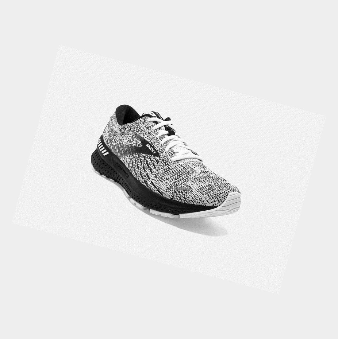 Scarpe da Passeggio Donna Brooks Adrenaline GTS 21 Bianche Grigie Nere | KDBVFG-543