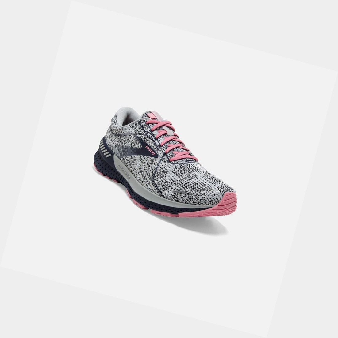Scarpe da Passeggio Donna Brooks Adrenaline GTS 21 Bianche Corallo | UETGJN-276