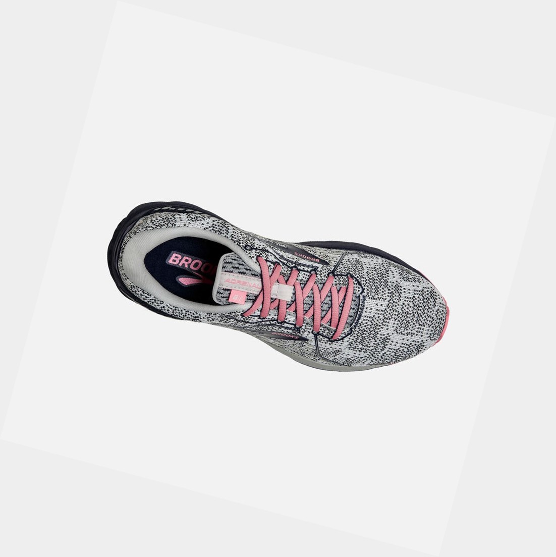 Scarpe da Passeggio Donna Brooks Adrenaline GTS 21 Bianche Corallo | UETGJN-276
