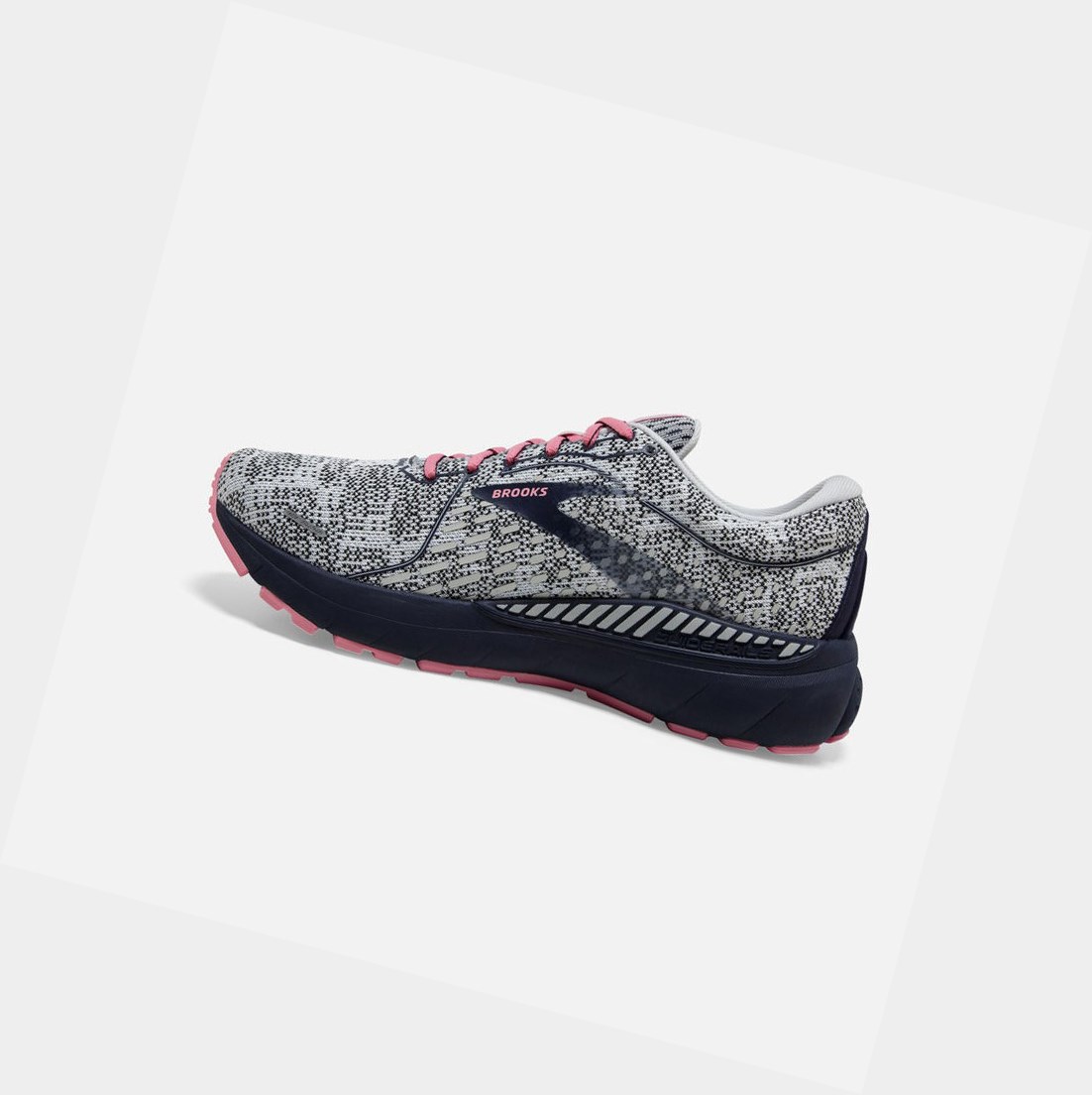 Scarpe da Passeggio Donna Brooks Adrenaline GTS 21 Bianche Corallo | UETGJN-276