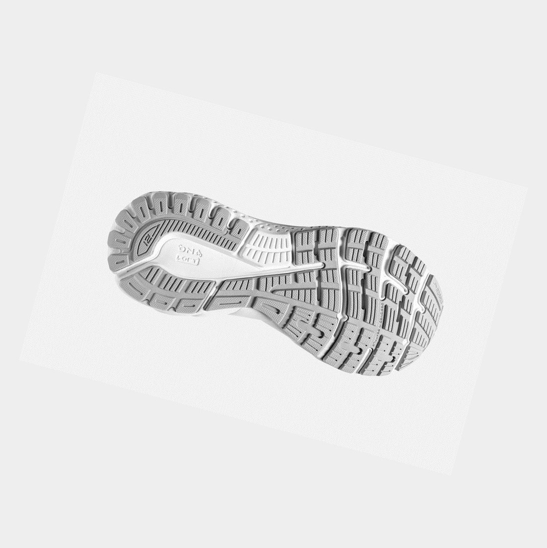 Scarpe da Passeggio Donna Brooks Adrenaline GTS 21 Bianche Grigie Argento | VPRILG-591