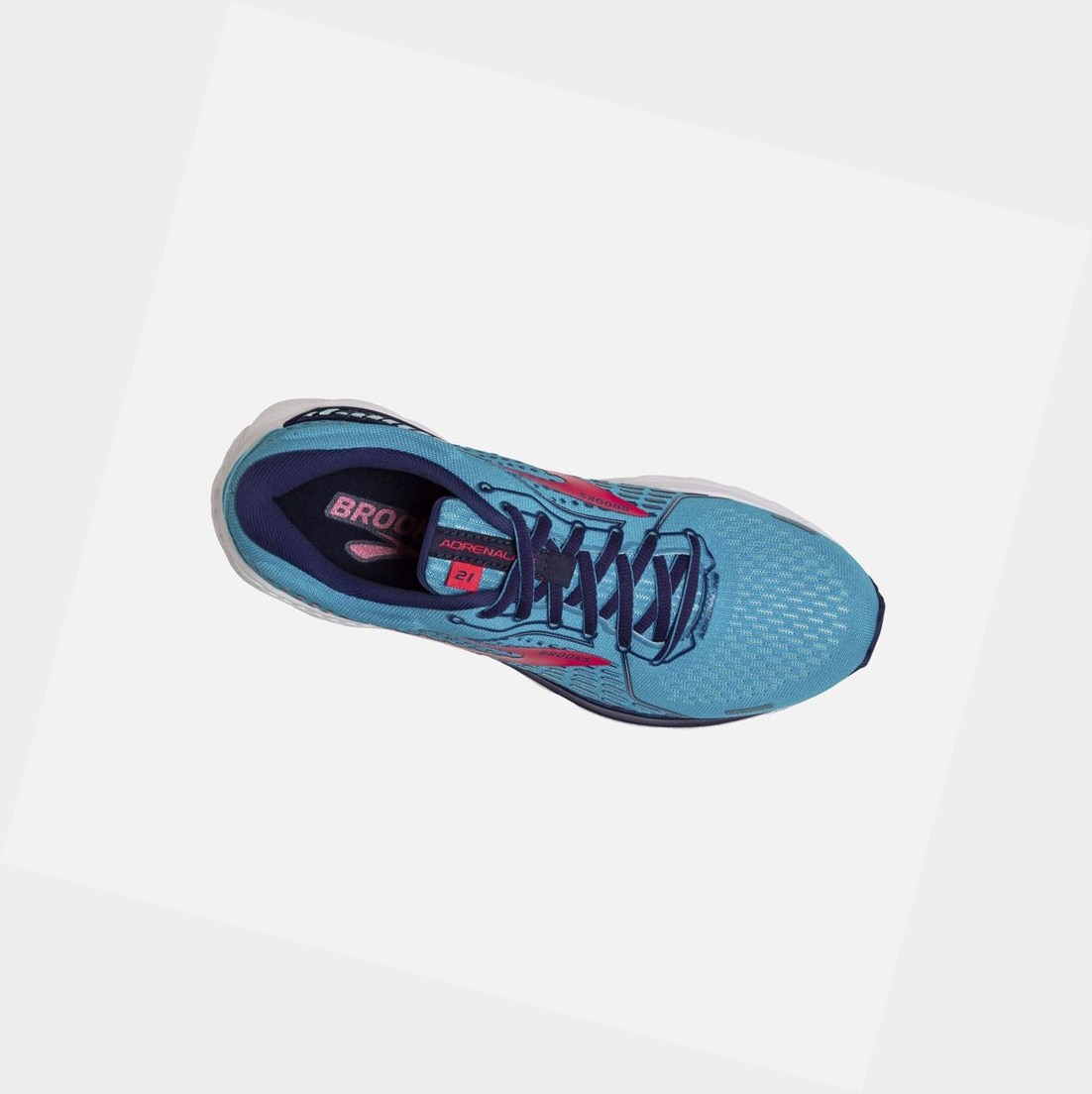 Scarpe da Passeggio Donna Brooks Adrenaline GTS 21 Blu Rosa | XSRQWL-132