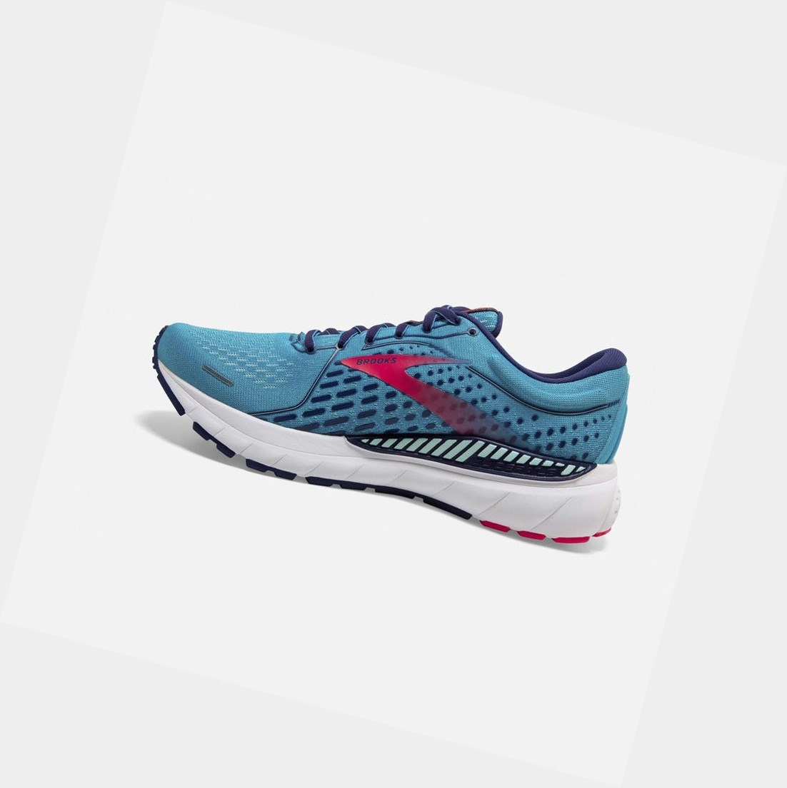 Scarpe da Passeggio Donna Brooks Adrenaline GTS 21 Blu Rosa | XSRQWL-132