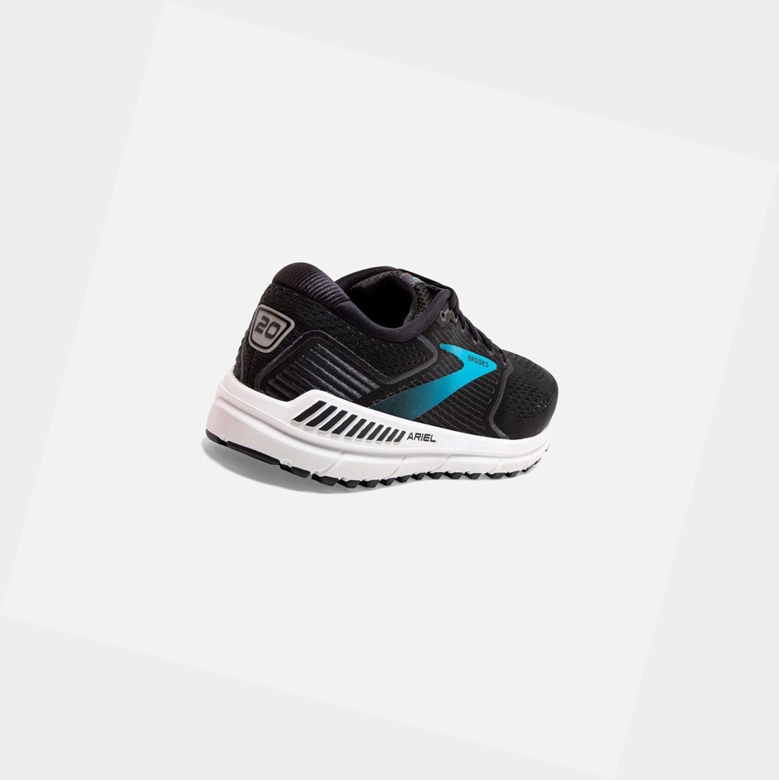 Scarpe da Passeggio Donna Brooks Ariel '20 Nere Blu | HKTYBZ-609