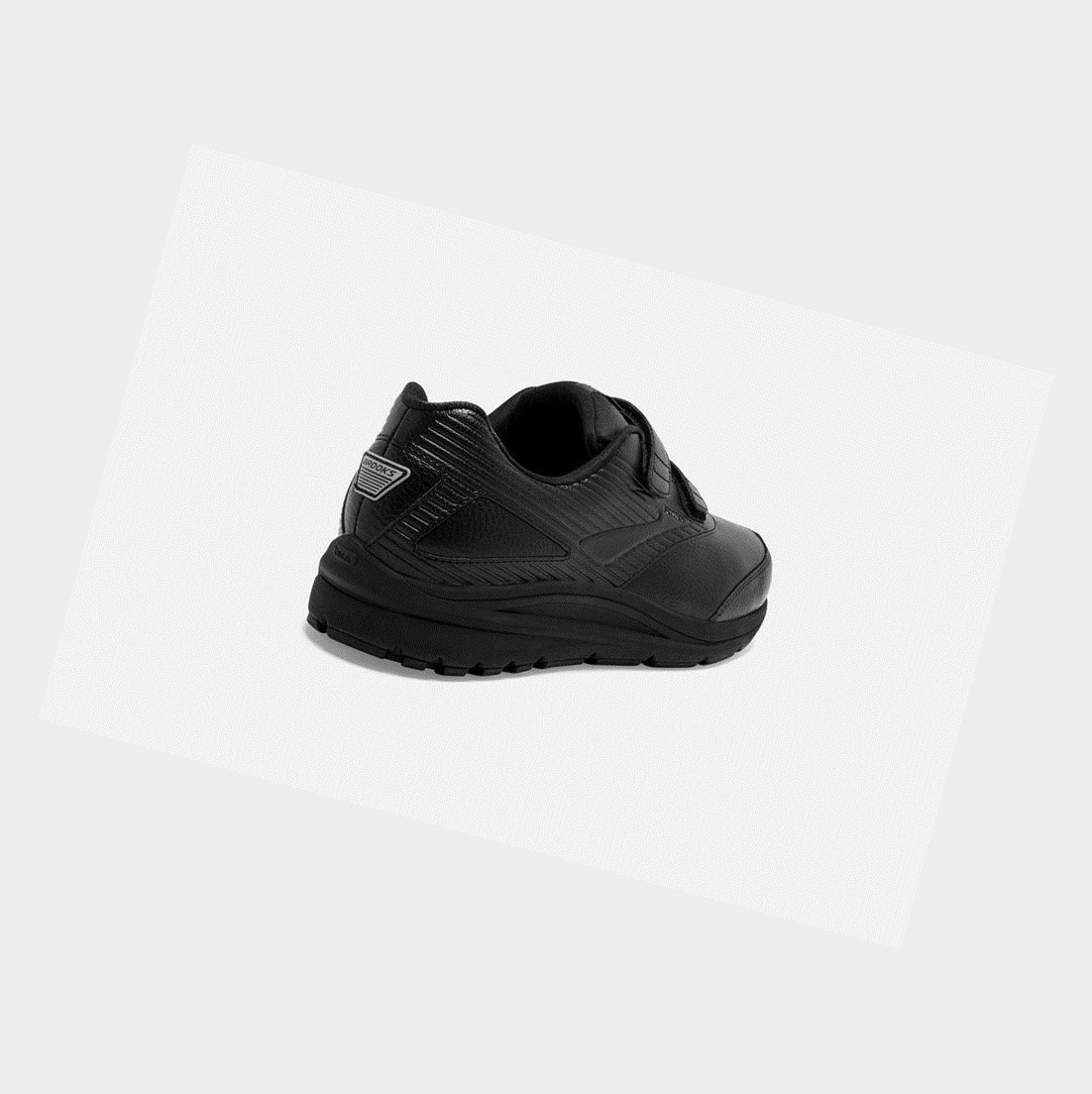 Scarpe da Passeggio Uomo Brooks Addiction Walker V-Cinturino 2 Nere Nere | KDRCSQ-623