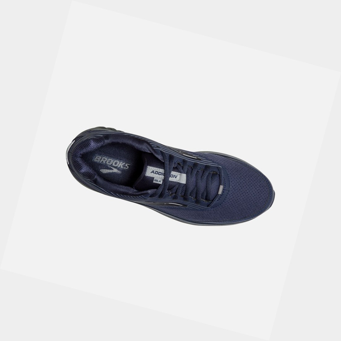 Scarpe da Passeggio Uomo Brooks Addiction Walker Scamosciate Peacoat / Shade / Peacoat | VYSAZD-298