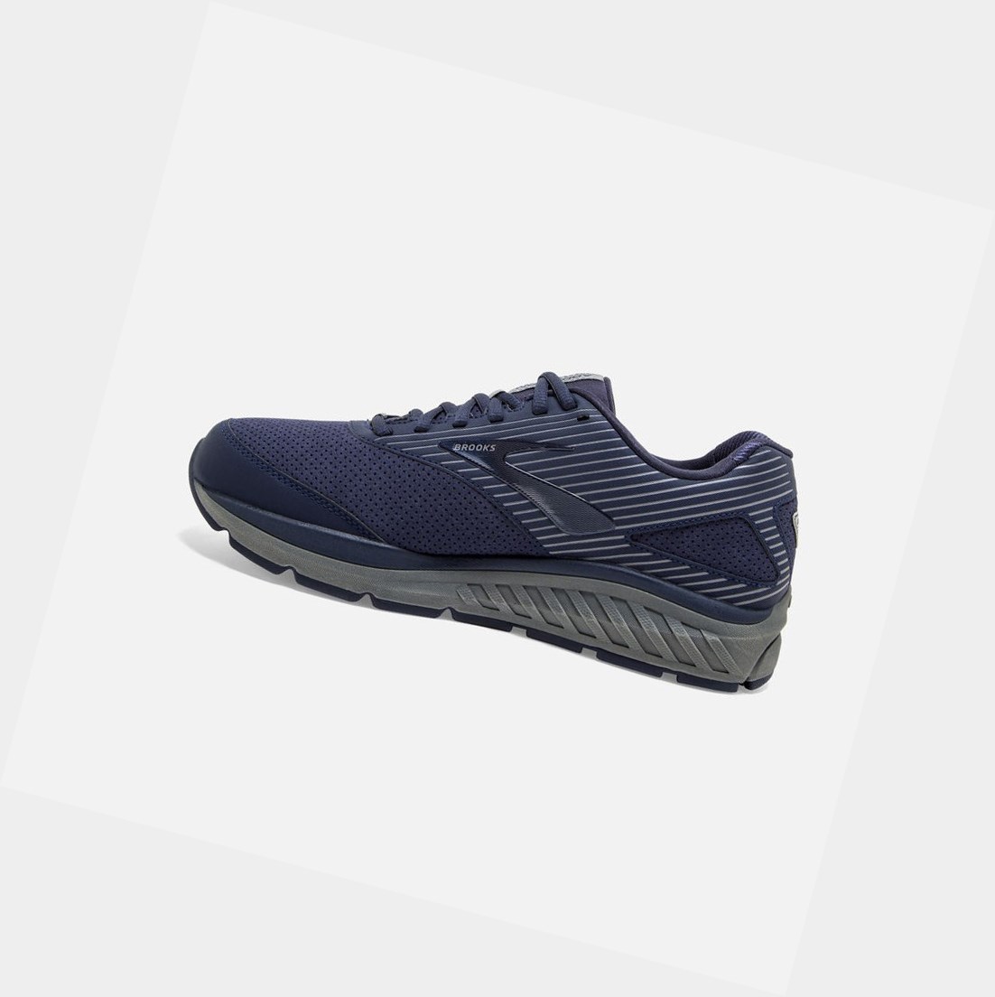 Scarpe da Passeggio Uomo Brooks Addiction Walker Scamosciate Peacoat / Shade / Peacoat | VYSAZD-298