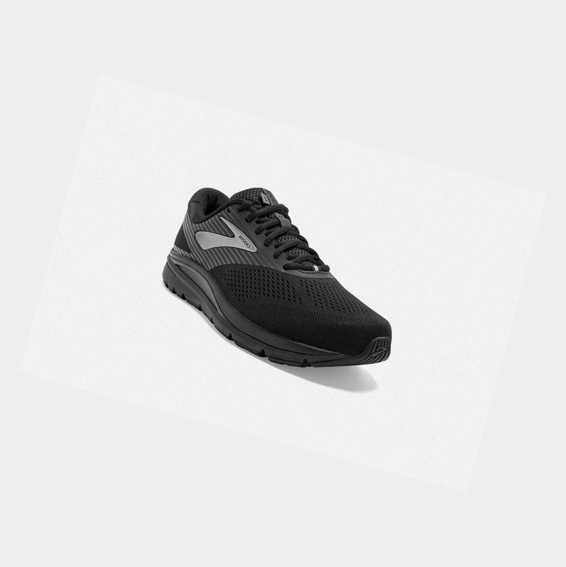 Scarpe da Passeggio Uomo Brooks Addiction 14 Nere Nere | ZCUBGQ-673