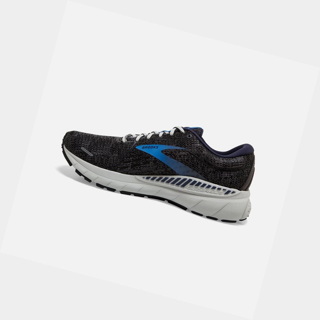 Scarpe da Passeggio Uomo Brooks Adrenaline GTS 21 Nere Blu | AIKXRU-986
