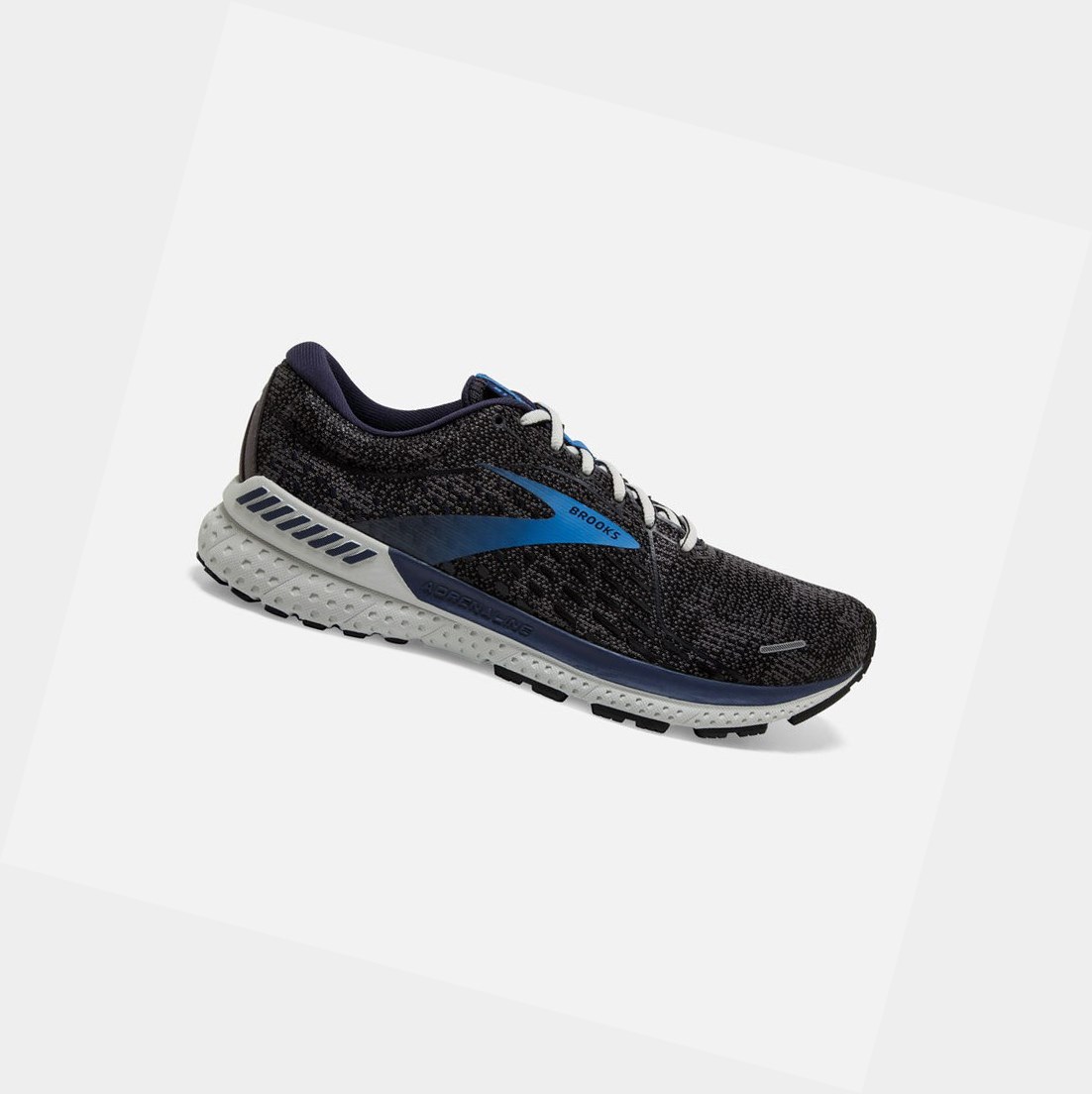 Scarpe da Passeggio Uomo Brooks Adrenaline GTS 21 Nere Blu | AIKXRU-986
