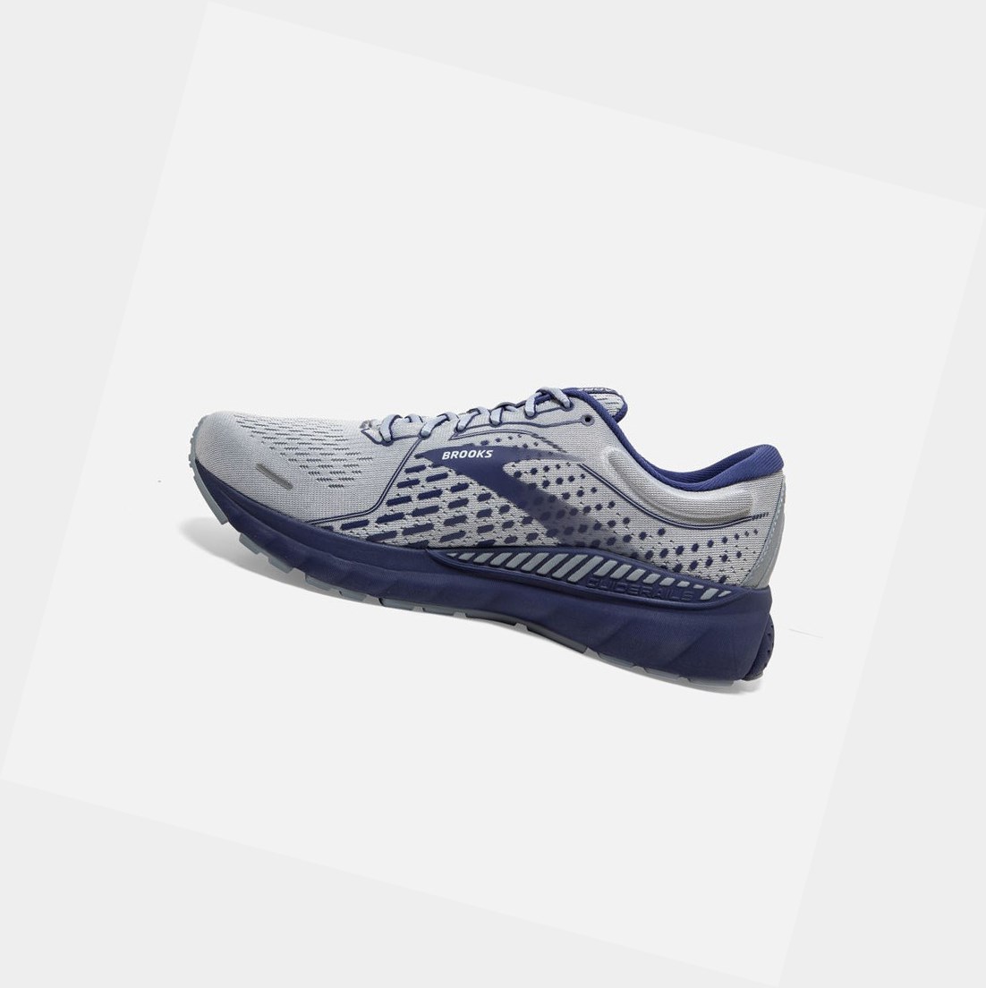 Scarpe da Passeggio Uomo Brooks Adrenaline GTS 21 Grigie Corallo | IDHGAK-728